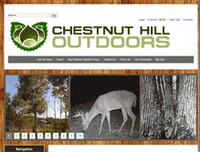 Tablet Screenshot of chestnuthilloutdoors.com